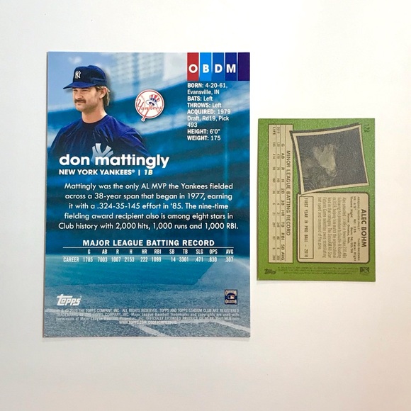 Don Mattingly Oversized Topps MLB Baseball Card - Picture 4 of 4
